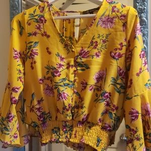 Long sleeved KAii blouse size M